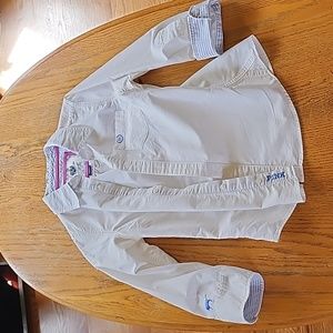 Pink Small White Button Up Shirt